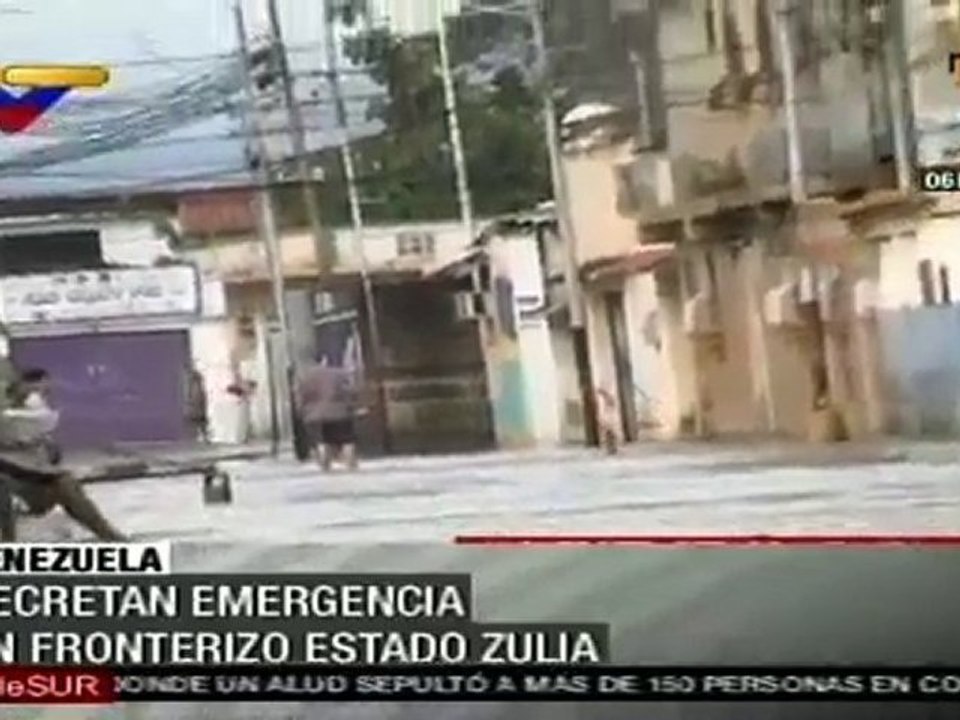 Cien mil damnificados por lluvias en Venezuela