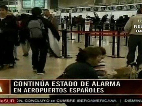 Aeropuertos españoles reorganizan itinerarios luego de la huelga