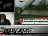 Venezuela; autoridades siguen evacuaciones en las zonas afectadas del Estado de Miranda