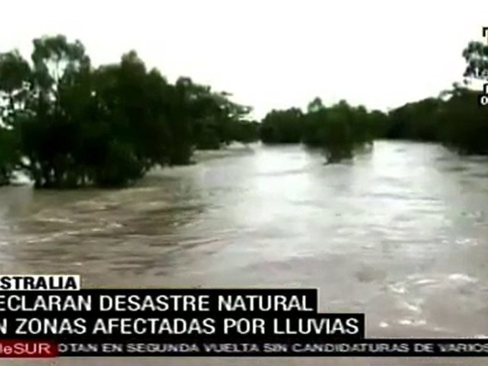 Emergencia por inundaciones en Australia