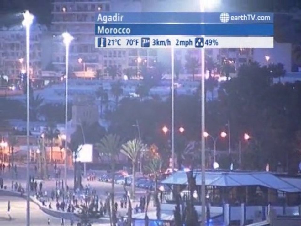 St. Andrews - Canada, Geneva - Switzerland, Los Angeles - USA, Agadir - Morocco, Antibes - Juan-les-Pins - France, Venice - Italy, New York - USA