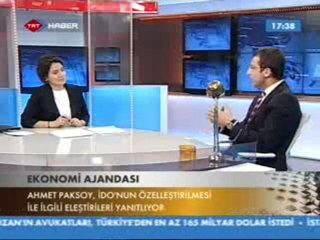 Ahmet Paksoy TRTHaber Ekonomi Ajandası (30.11.2010) Part2