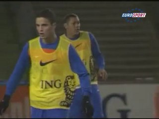 Hollanda Türkiye maçına hazırlanıyor