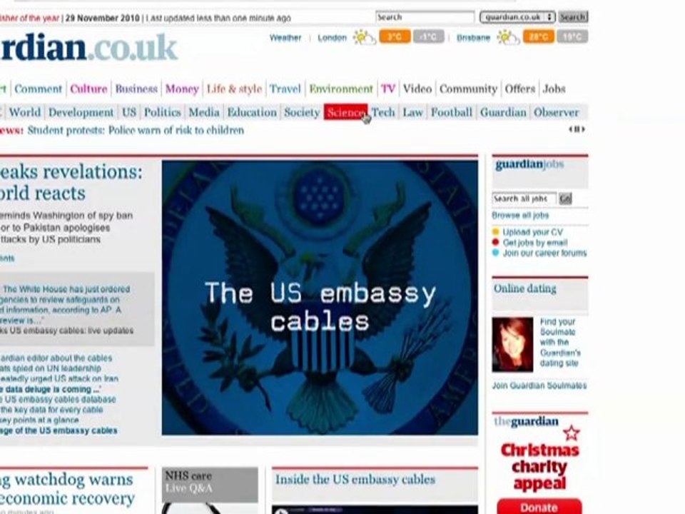 WikiLeaks' Assange arrested in Britain