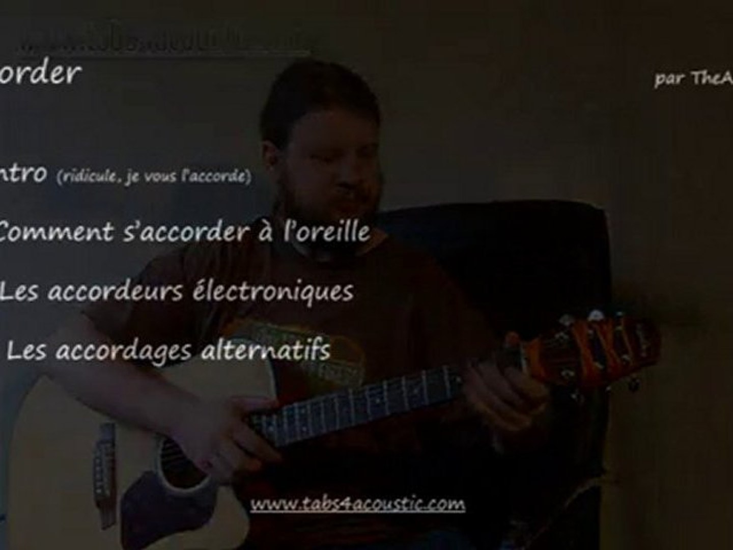 Comment accorder sa guitare (1/4) - Vidéo Dailymotion