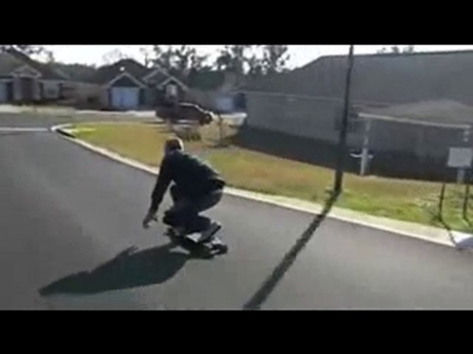 Brutal Longboard Wipeout