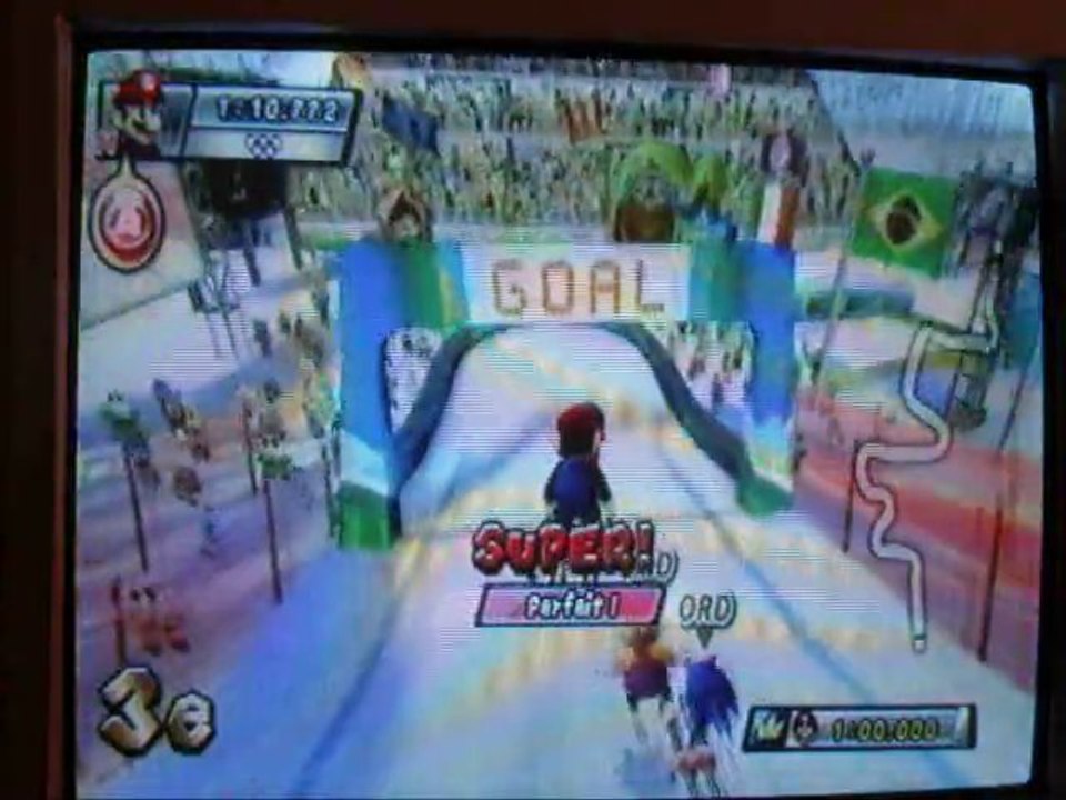 mario et sonic au jeus olympique d ' hiver wii