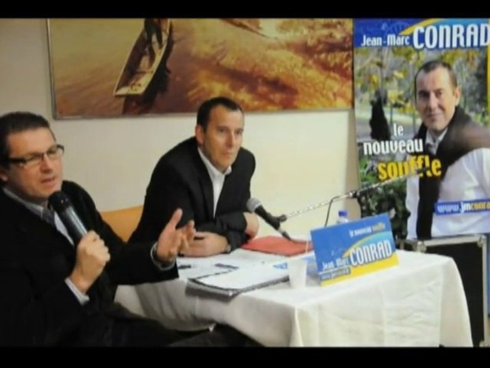 Jean Marc Conrad se présente aux cantonales