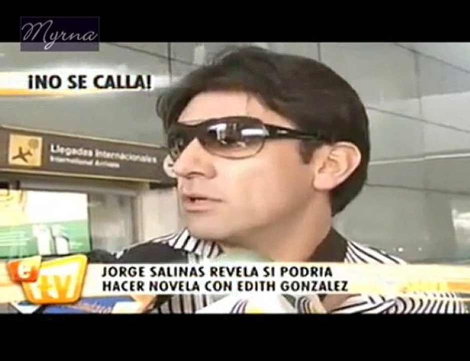 Jorge Salinas en telenovela con Edith González?