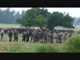 Gettysburg Civil War Reenactment.  Staging for battle.