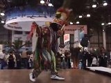 Caribbean stage dancing at the New York Times Travel Show