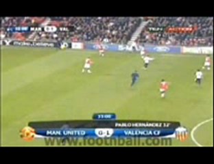 All goals match Valence vs Manchester United 1-1
