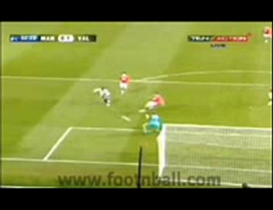 Buts match Manchester United 1-1 Valence (07.12.2010)