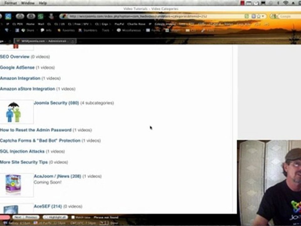 WISRjoomla Video Tutorials Tour
