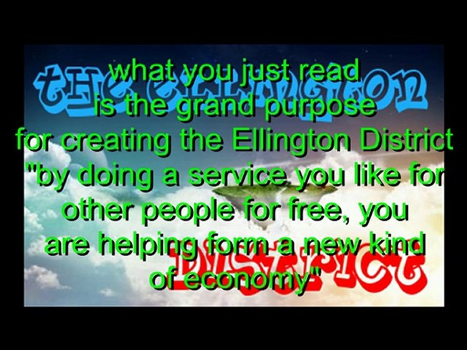 Ellington District - Main Slogan Video
