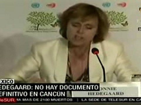 Connie Hedegaard: no hay documento definitivo en Cancún