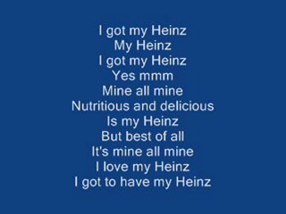 New Heinz Ketchup Jingle