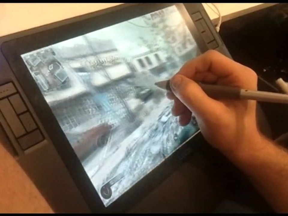 Call of duty 4 With a Cintiq 12 x