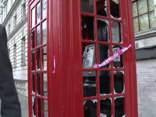 Police under fire after protesters attack royals