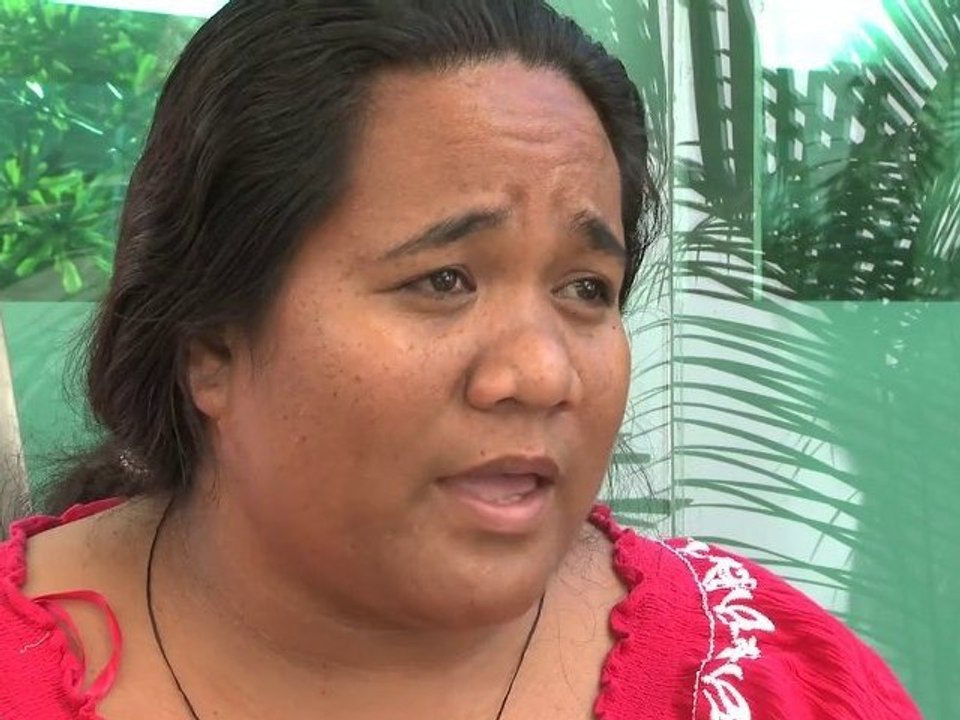 Claire Anterea, Pacific Calling Partnership talking to ...