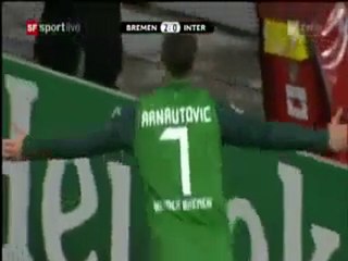 Werder Bremen - Inter 3 0 7.12.2010