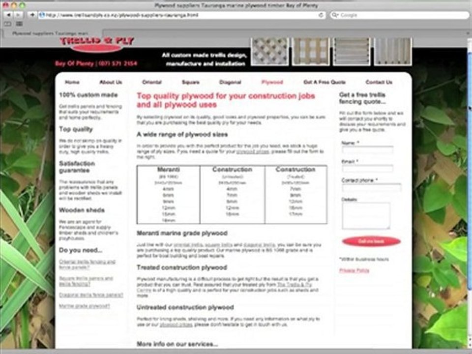 Plywood suppliers Tauranga marine plywood timber Bay of Ple