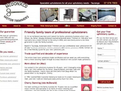 Marine upholstery Tauranga boat covers Mt Maunganui