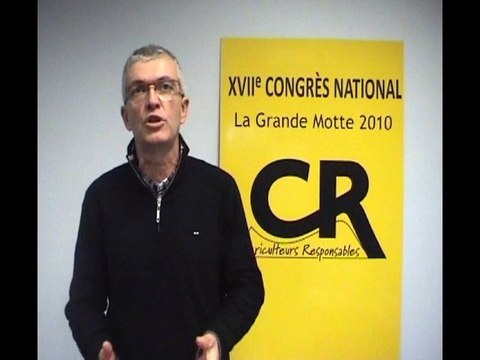 Nouveau Président de la Coordination Rurale Bernard Lannes