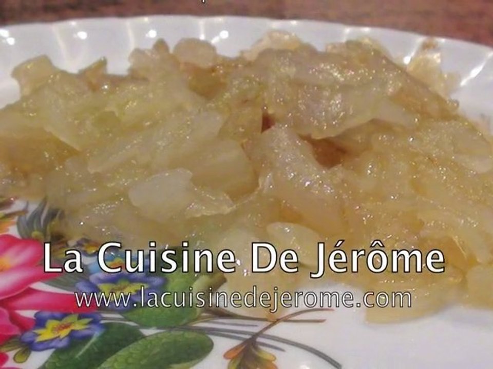 Recette confiture d'oignons