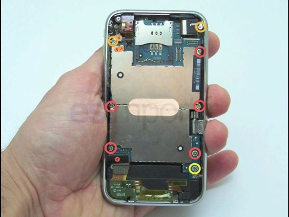 tuto changement nappe jack iphone 3G