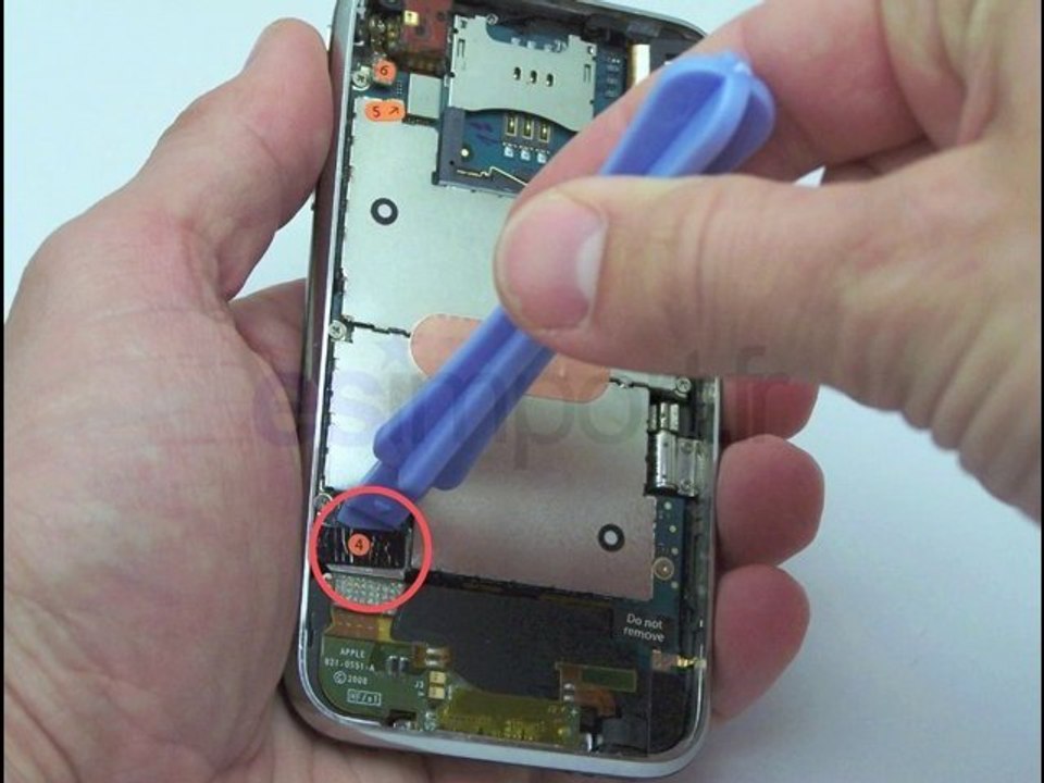 tuto changement carte mere iphone 3G