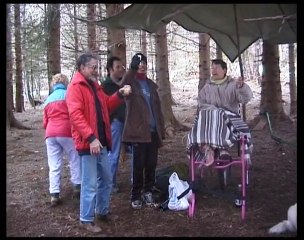 Pré du Four 1172 m en joëlettes - Vercors