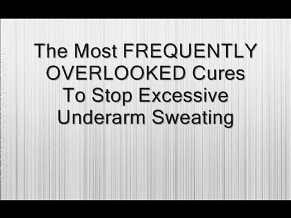 StopUnderarmSweatFast.net
