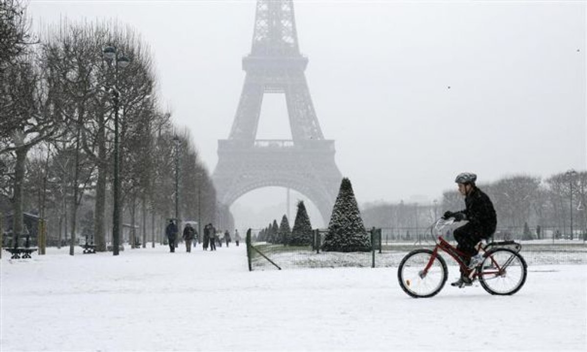 Paris sous la neige