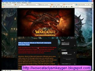 How To Get World of WarCraft Cataclysm Keygenerator
