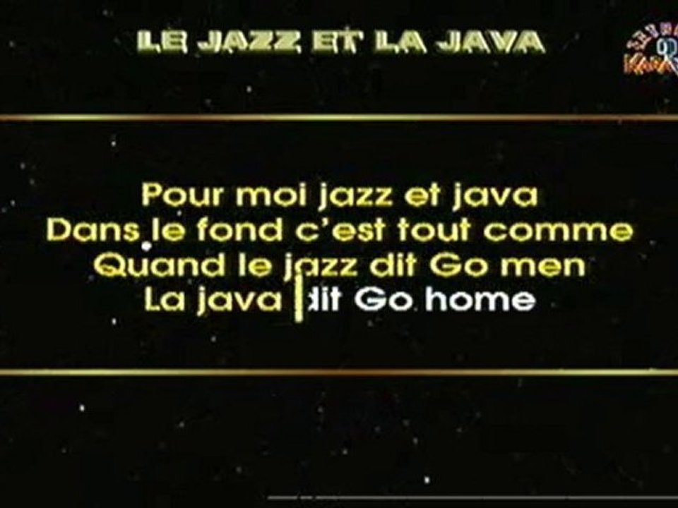 Karaoke - Le jazz et la java - Karaoke video