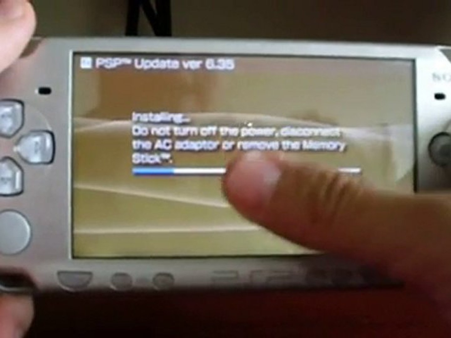 Upgrading PSP firmware 6.35 | Actualizar PSP firmware 6.35 - Vídeo  Dailymotion