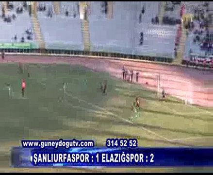 Şanlıurfaspor-Elazığspor- 1-2 - Güneydoğu TV