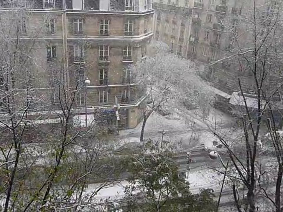 la neige à Paris 8 décembre 2010