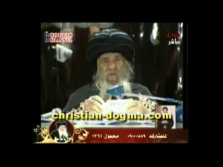 Le Pape Shenouda parle de l'ordination de Joseph Estephanous