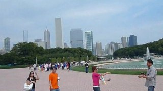 Segway à Chicago - Buckingham Fountain - Grant Park