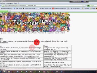 Presentation du site Pokemon NEC (HD)