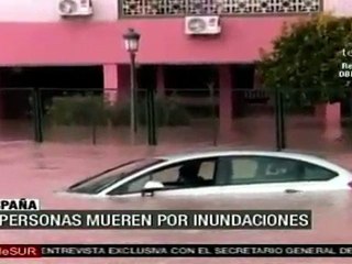 Temporal de lluvias en España y Portugal