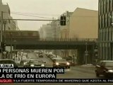 Aumentan los muertos y el caos por la ola de frío en Europa