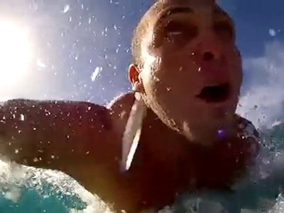 GoPro footy fresh from Pipeline
