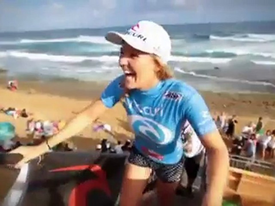 Stephanie Gilmore Wins - Four Times ASP Women's World Surfing Champion