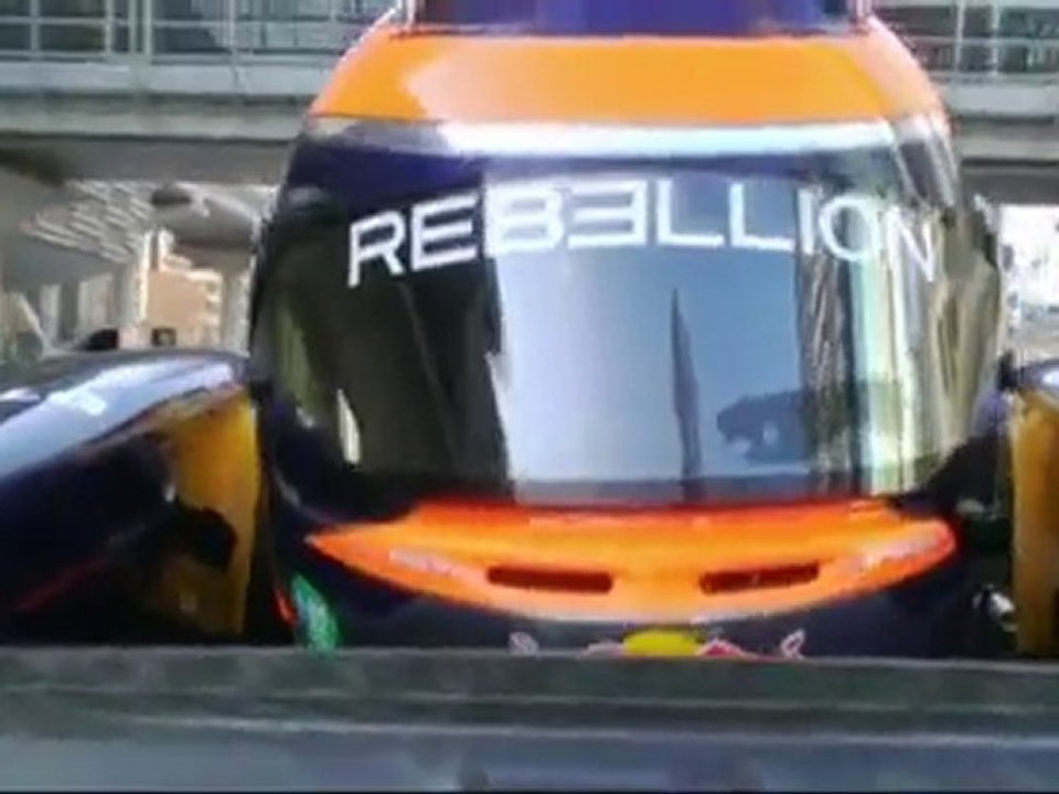 Red Bull F1 car on the streets of Dubai