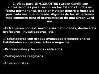 55.000 personas recibirán la Green Card para toda la vida