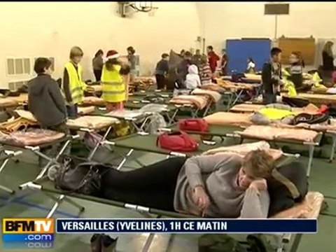 Automobilistes bloqués dans un centre commercial