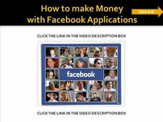 Make Money with Facebook Applications